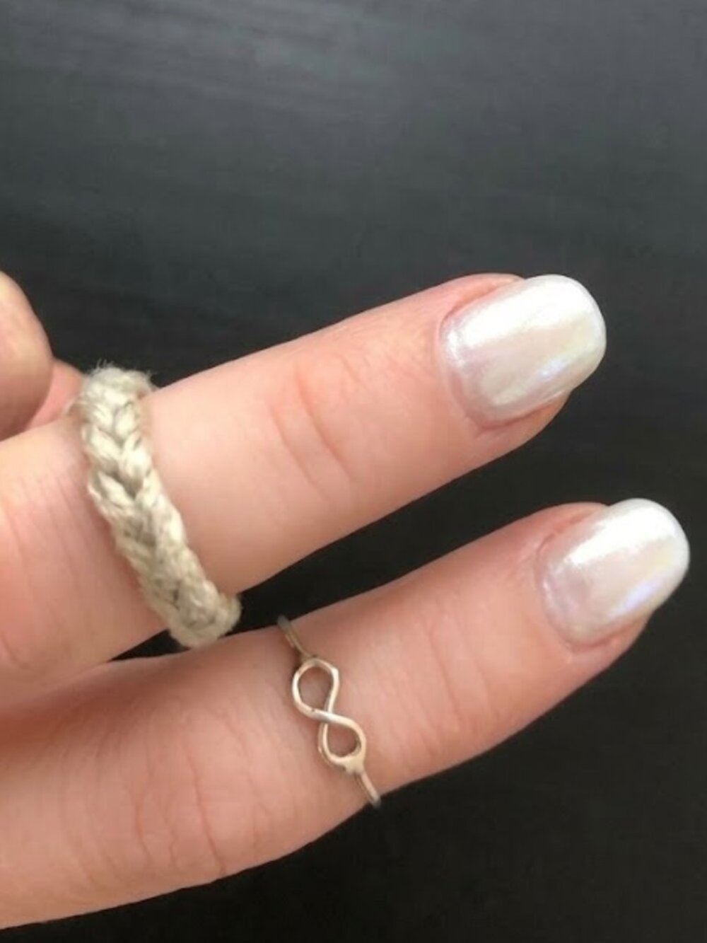 Sterling 925 Silver Dainty Eternity Ring - Size 5.5 + FREE Gift